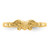 14k Heart Baby Ring K3844