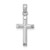 14K White Gold Polished Cross Charm K8375W