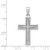 14K White Gold Cross Charm K8475W