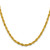 10k 4.25mm Semi-Solid Rope Chain 10BC168-24