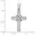 14k White Gold Passion Cross Pendant K2175W