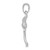 14K White Gold Palm Tree Pendant K2894W