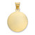 14K w/Rhodium Polished D/C Lady Of Guadalupe Circle Pendant K5640