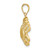 14k Crab Pendant K7806