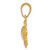 14k Crab Pendant K2994