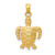14k Sea Turtle Pendant K3309