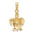 14k Sea Turtle Pendant K3309