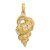 14K Wentletrap Shell Charm K7633