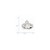 14k White Gold Polished Claddagh Ring K4773