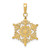 14k Snowflake Pendant K4744