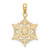 14k Snowflake Pendant K4744