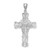 14k White Gold Latin Cross Pendant K376
