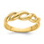 14k Freeform Knot Ring K3867