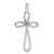 14k White Gold Cross Pendant Mounting PM5015-005-W