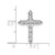 14k White Gold Diamond Cross Chain Slide Mounting PM4952-100-W