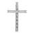 14k White Gold Diamond Latin Cross Pendant PM4980-100-WA