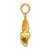 14K 3-D w/ 3 Blades Propeller Charm K8064