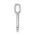 14K White Gold Diamond Letter J Initial Pendant PM8365J-003-WA