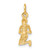 10k Virgo Zodiac Charm 10ZC481