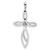 14k White Gold Cross Pendant Mounting PM5014-005-W