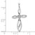 14k White Gold Cross Pendant Mounting PM5014-005-W