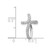 14k White Gold 1/15ct. Diamond Cross Pendant PM5054-008-WA