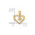 14k Heart Pendant Mounting PM4817-002-Y