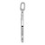 14k White Gold 1/4ct. Diamond Fancy Pendant PM3927-025-WA