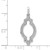 14k White Gold 1/4ct. Diamond Fancy Pendant PM3927-025-WA
