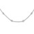 14k White Gold Diamond Station Cable Necklace PM1007-042-WA-18