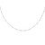 14k White Gold Diamond Station Cable Necklace PM1007-042-WA-18
