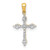 14k 1/15ct. Diamond Cross Pendant PM5076-008-YA