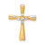 10K Diamond Cross Slide Pendant PM5013-016-1YA