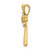 10K Diamond Cross Slide Pendant PM5013-016-1YA