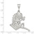 Sterling Silver Horse Charm QC2650
