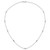 14k White Gold Diamond Multi Station Necklace PM3754-050-WA