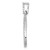 14K White Gold Lab Grown VS/SI FGH Dia Teardrop Pendant PM3832-025-WLG