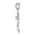 14k White Gold 1/20ct. Diamond Cross Pendant PM5067-005-WA
