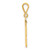 14k Medium Polished Number 88 Charm MP88