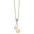 14k Diamond Circles 18 inch Dangle Necklace PM4705-010-YA