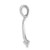 De-Ani Sterling Silver Rhodium-plated Polished 3D Sailboat Pendant QC9872
