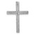 14k White Gold 1/4ct. Diamond Cross Chain Slide PM5140-025-WA