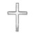 14k White Gold 1/4ct. Diamond Cross Chain Slide PM5140-025-WA