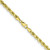 10k 4.25mm Diamond-cut Rope Chain 10K033-26