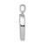 14k White Gold Diamond Heart Pendant PM4853-010-WA