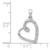 14k White Gold Diamond Heart Pendant PM4853-010-WA