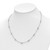 14k White Gold Diamond Multi Station Necklace PM3753-050-WA
