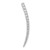 14K White Gold Lab Grown Diamond VS/SI FGH Fancy Chain Slide PM3867-025-WLG