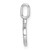 14k White Gold Diamond Number 5 Pendant PM8370-5-007-WA