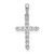 14k White Gold 1/10ct. Diamond Cross Pendant PM4974-010-WA
